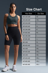 Sculpt Zip Mesh Racerback Vadderad Löpar-BH | Sport-BH med Högt Stöd för Damer