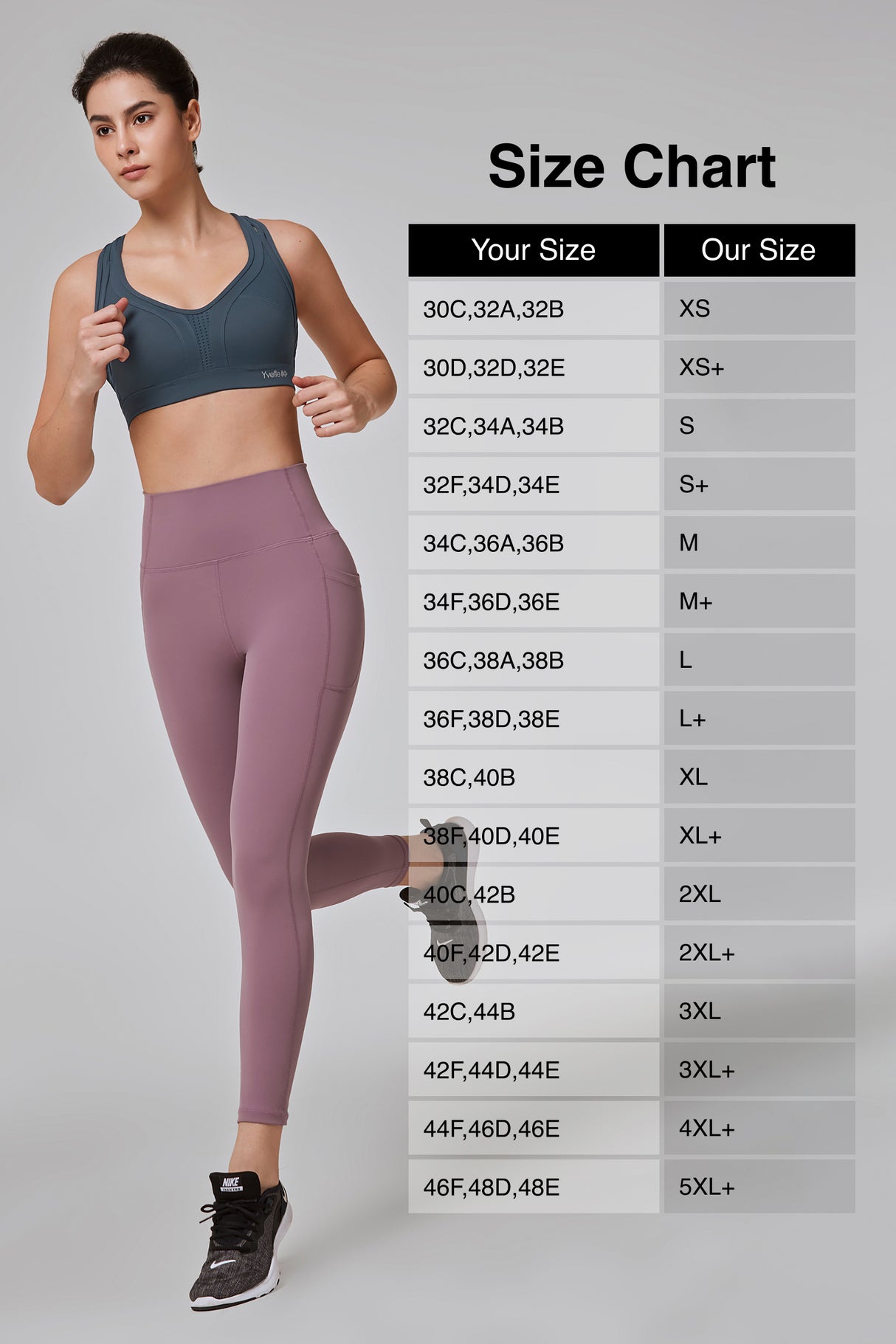 Power™ Cross Back Padded Running Bra | Women's High Support Sports Bra