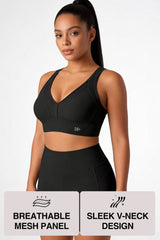 Power™ High Support Adjustable Cross Back Running Bra | Women's High Support Sports Bra