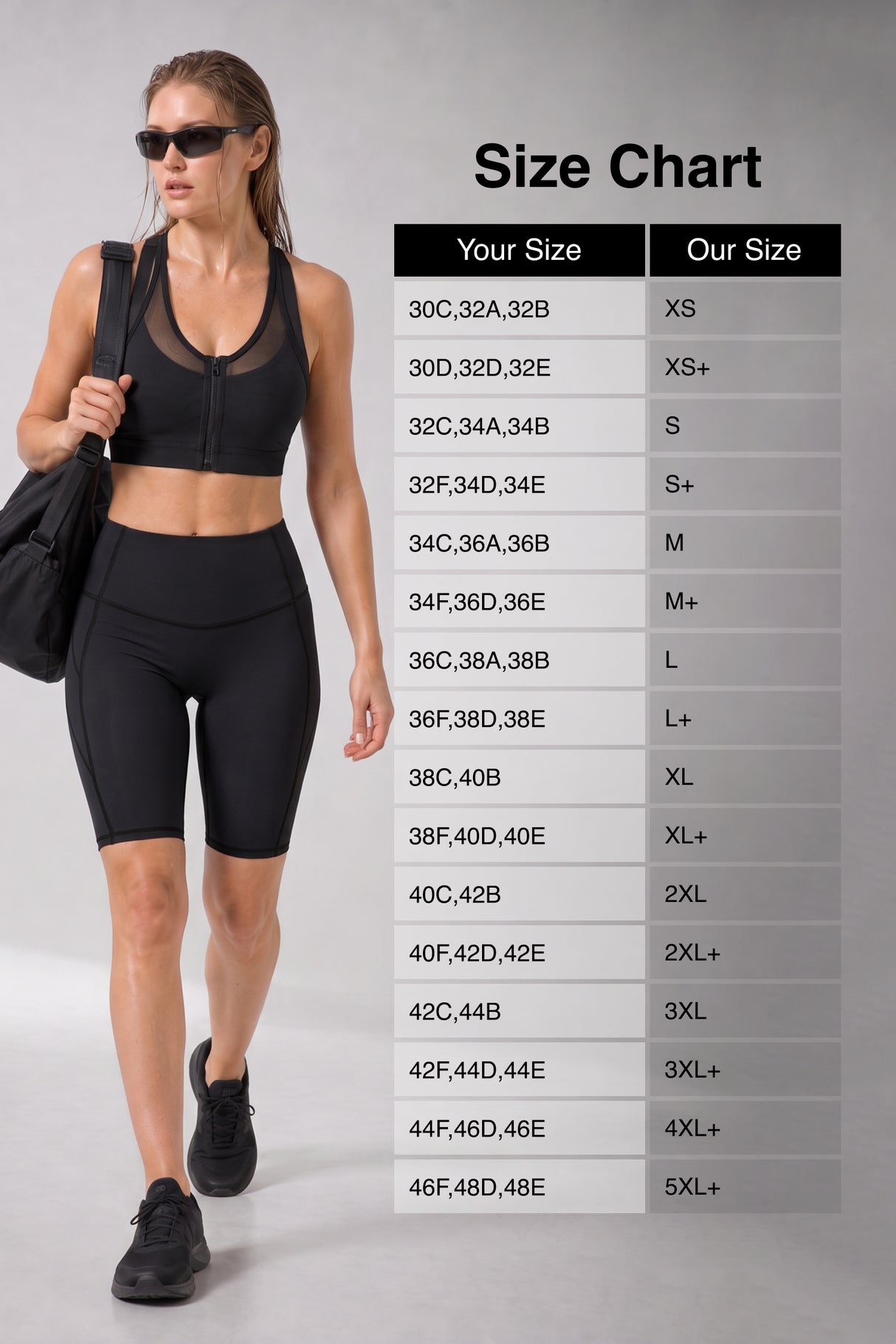 Power™ Zip Front Breathable Full-Coverage Running Bra | Women's High Support Sports Bra