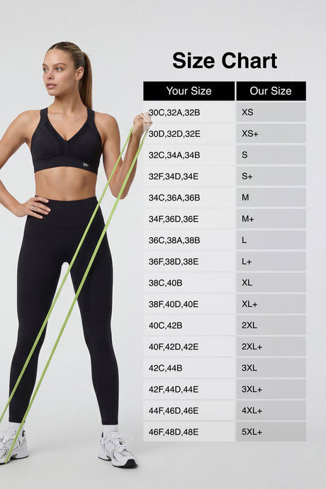 Power™ High Support Adjustable Cross Back Running Bra | Women's High Support Sports Bra