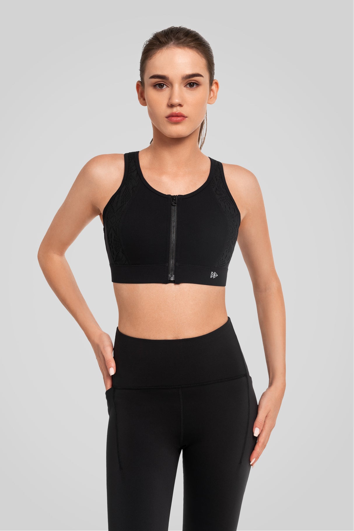 Reggiseno da corsa imbottito Echo Cut Out Design | Reggiseno sportivo ad alto sostegno da donna