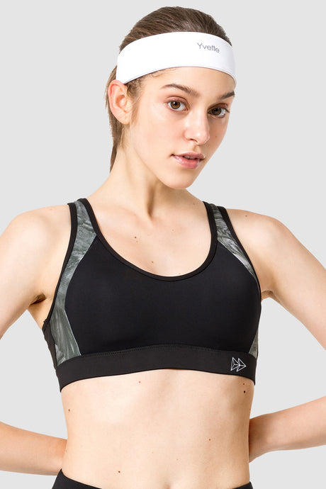 Sujetador deportivo con relleno cruzado Sculpt | Sujetador deportivo de alta sujeción para mujer