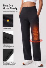 Anywhere Sporthose mit Kordelzug, wasserabweisend, Fleece-Futter, 29 Zoll | Damen-Sporthose