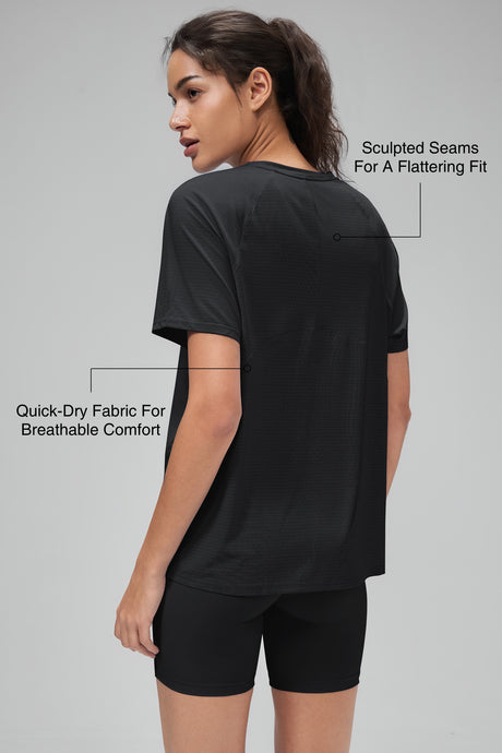 Anywhere™ Quick-Dry Lightweight Casual Fit Breathable T-Shirt | Women's Short Sleeve T-shirt