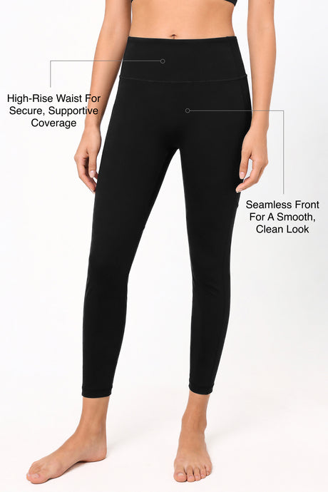 Power™ High Rise Mesh No Front Seam Pockets Curve Sports Leggings | Butt-Lifting Support for Running, Yoga & HIIT - image 2
