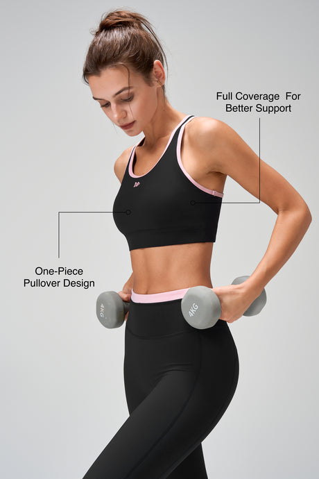 Power™ One-piece Crisscross Full coverage Running Bra | Women's High Support Sports Bra