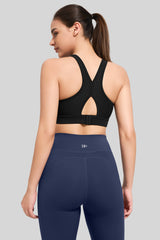 Power™ Butterfly Back Mesh Breathable Running Bra| Women's High Support Sports Bra