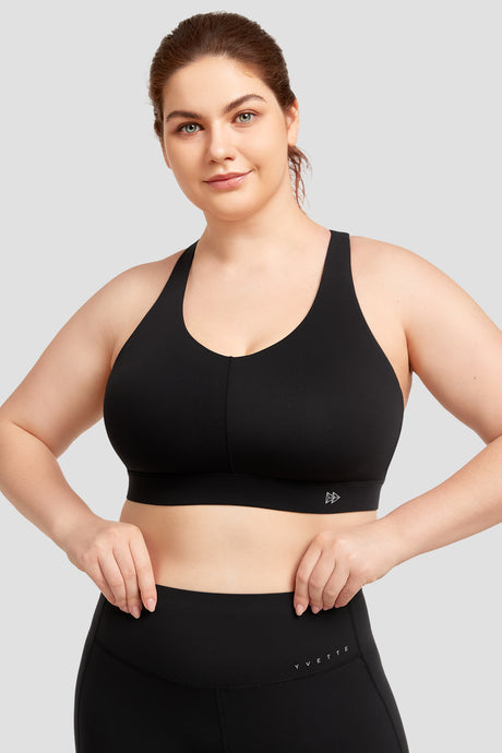 Power™ Crossback Adjustable Longline Sports Bra | Women's High Support Sports Bra