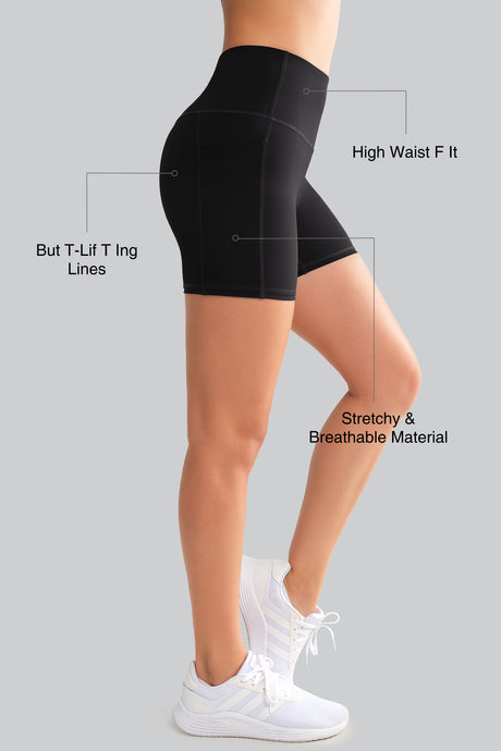 Shift™ High-Waist Tight Running Shorts  3" 4" 6" 8"| Women's High Support Sports Shorts