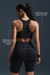 Enfold™ Zip-Front Breathable Racerback High-Support Bra for Larger Busts | Women's High Support Sports Bra