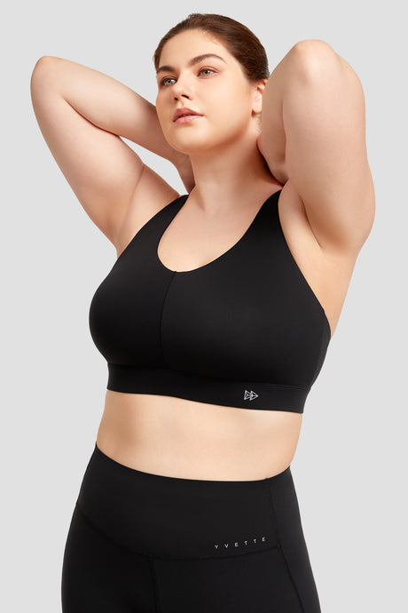 Power™ Crossback Adjustable Longline Sports Bra | Women's High Support Sports Bra