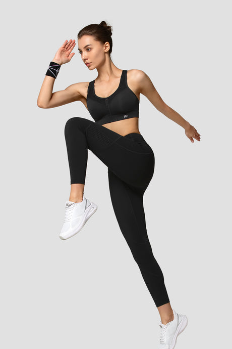 Power™ Adjustable Straps Racerback Padded Running Bra | Women's High Support Sports Bra