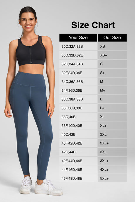 Power™ Zip-Front Mesh-Back High-Support Running Bra | Women's High Support Sports Bra