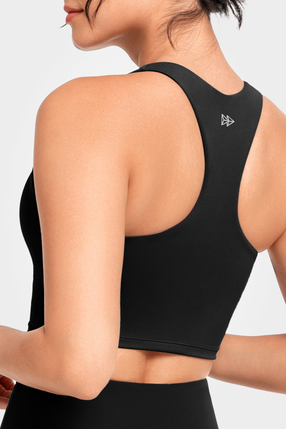 Reggiseno yoga imbottito con scollo a barchetta e spalline sottili | Reggiseno sportivo con supporto leggero da donna
