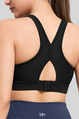 Power™ Butterfly Back Mesh Breathable Running Bra| Women's High Support Sports Bra