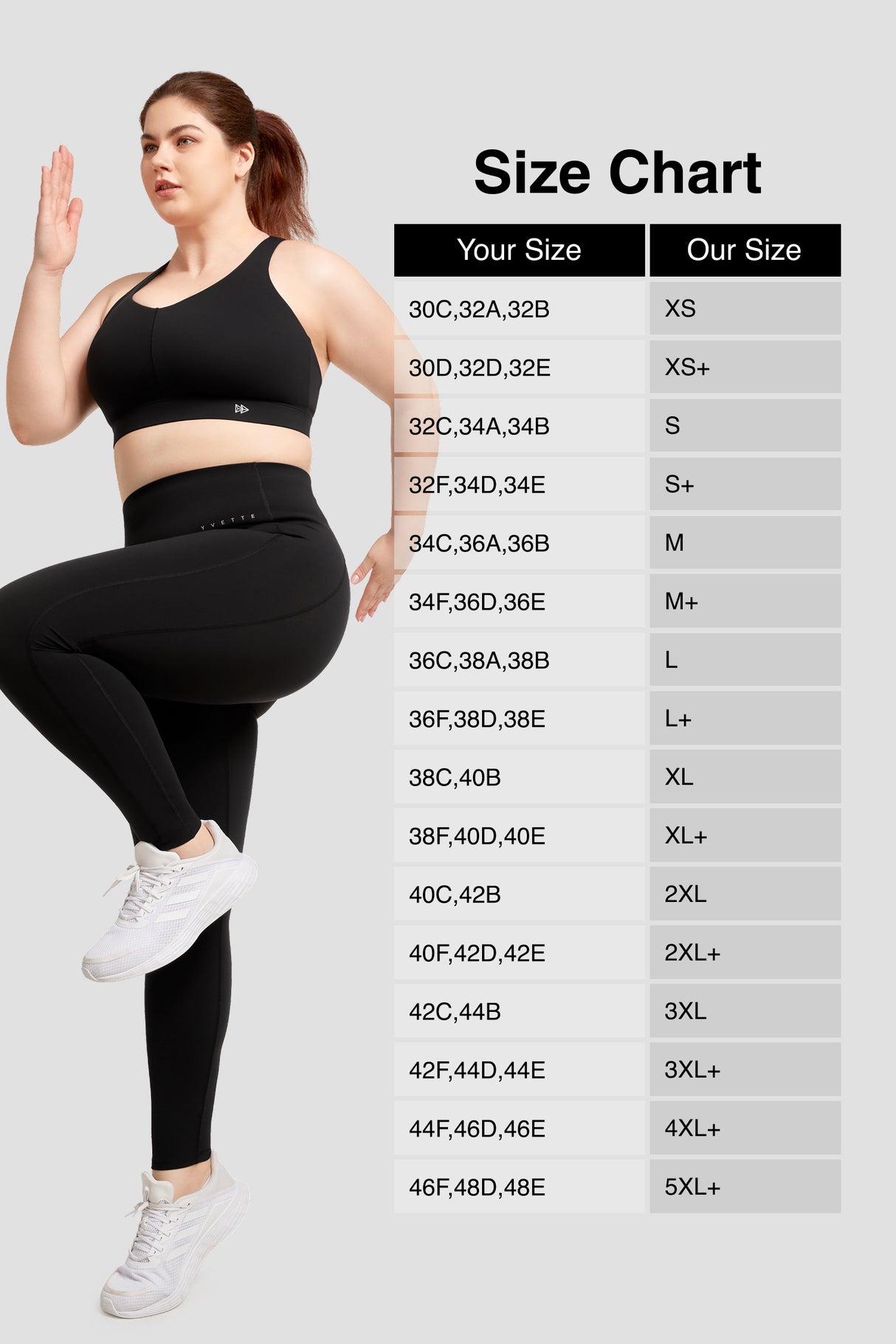 Power™ Crossback Adjustable Longline Sports Bra | Women's High Support Sports Bra