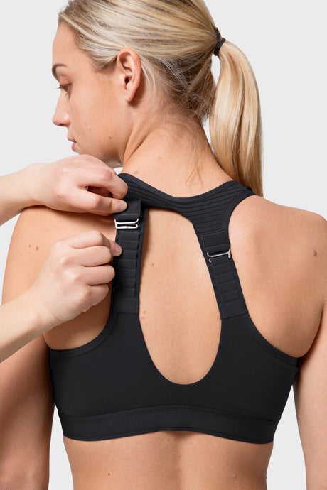 Sujetador para correr acolchado y ajustable Power | Sujetador deportivo de alta sujeción para mujer
