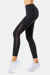 Leggings para correr de malla con bolsillo lateral Sculpt | Leggings de alta sujeción para mujer