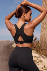 Power™ Breathable Panel With Adjustable Support Sports Bra | High Support for Running, HIIT & Training