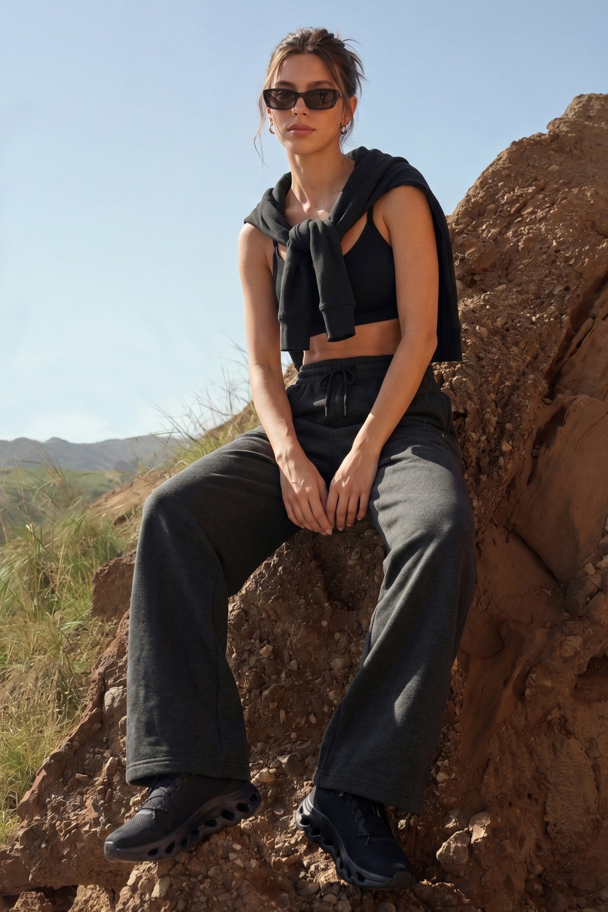 Anywhere™ Relaxed Fit With Adjustable Drawstring Pockets Pants | Women's Sports Pants
