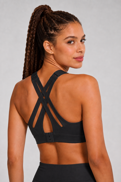 Power™ Adjustable Crisscross Padded Running Bra | Women's High Support Sports Bra