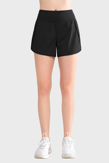 Shift Snabbtorkande träningsshorts i mesh med ficka 8,5 cm | Löparshorts för kvinnor