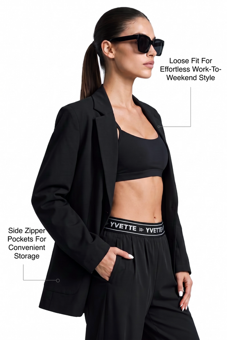 Shift™ Loose Fit Casual Blazer Jackets| Women's Blazer Jackets