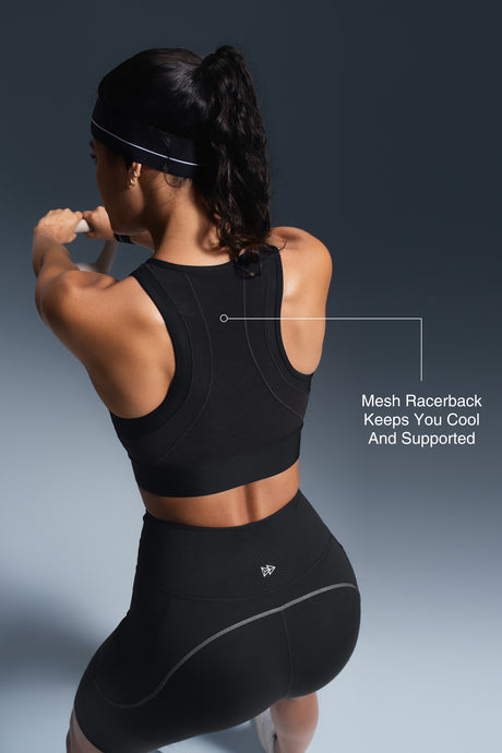 Sculpt™ Zip Front Breathable Racerback High Support Running Bra | Women's High Support Sports Bra