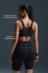 Power™ Soft Adjustable High-Support Mesh Running Bra | Women's High Support Sports Bra