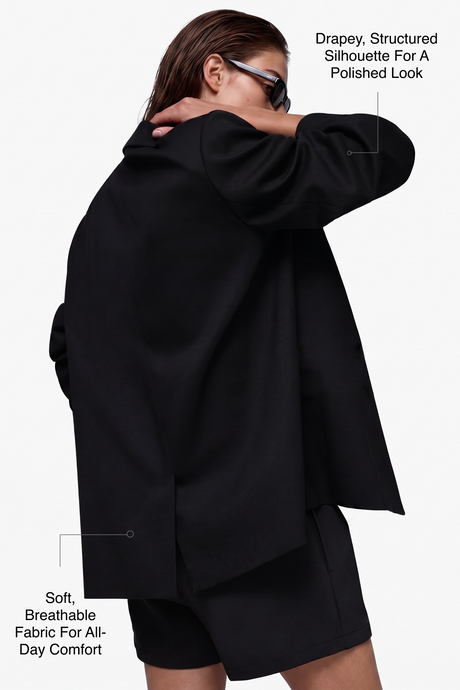 Shift™ Loose Fit Casual Blazer Jackets| Women's Blazer Jackets