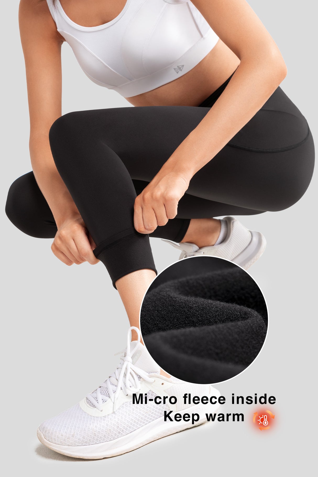 Sculpt™ Four-way Stretch Fleece Lined Leggings 26''| Women's High Support Leggings