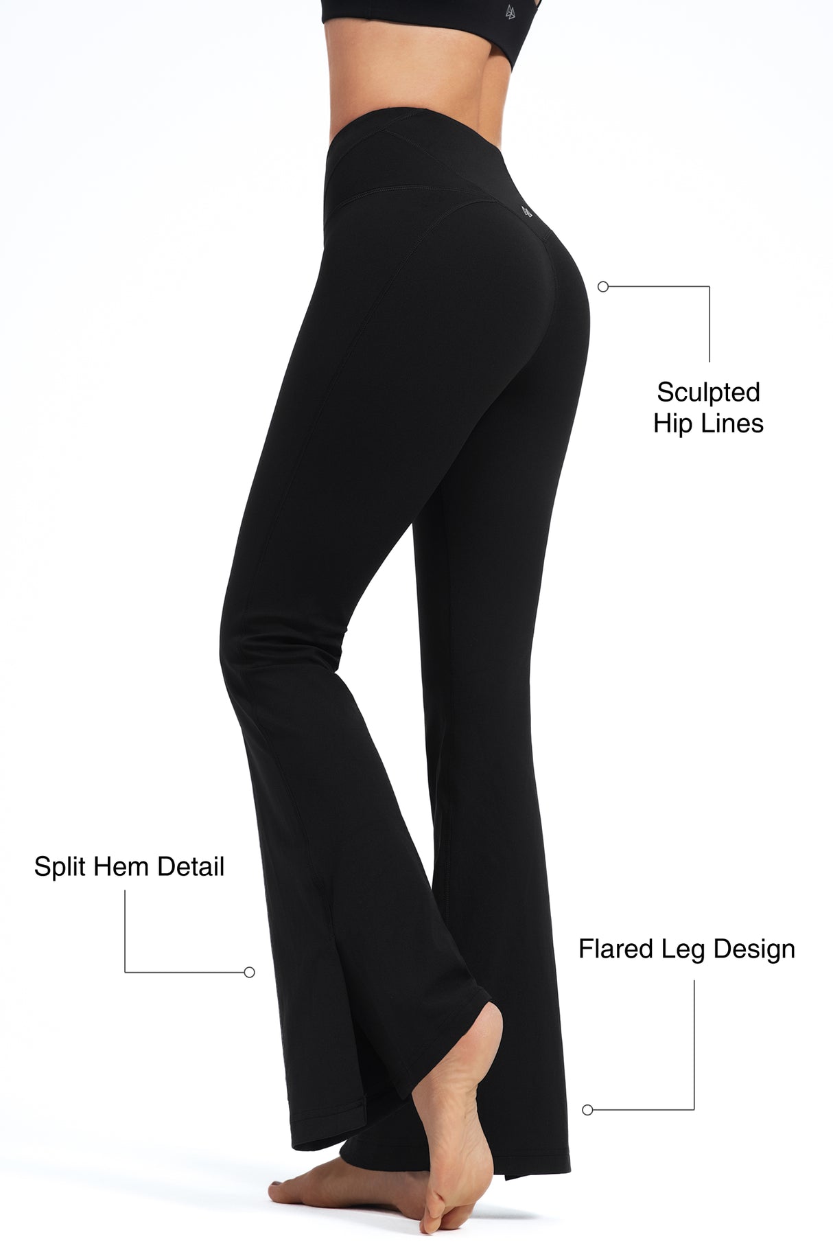Anywhere™ High Waist Split Hem Flare Pants| Women's Light Support Pants