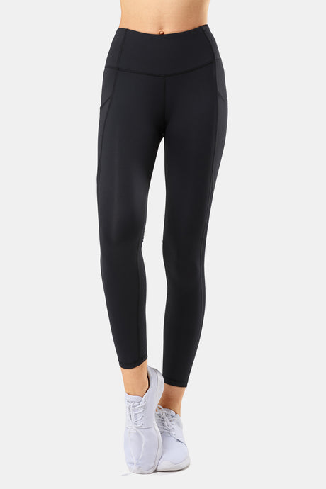 Sculpt Side Pocket Mesh Running Leggings | Women's High Support Leggings