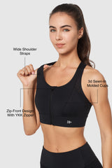Reggiseno da corsa Power Cross Racerback | Reggiseno sportivo ad alto sostegno da donna
