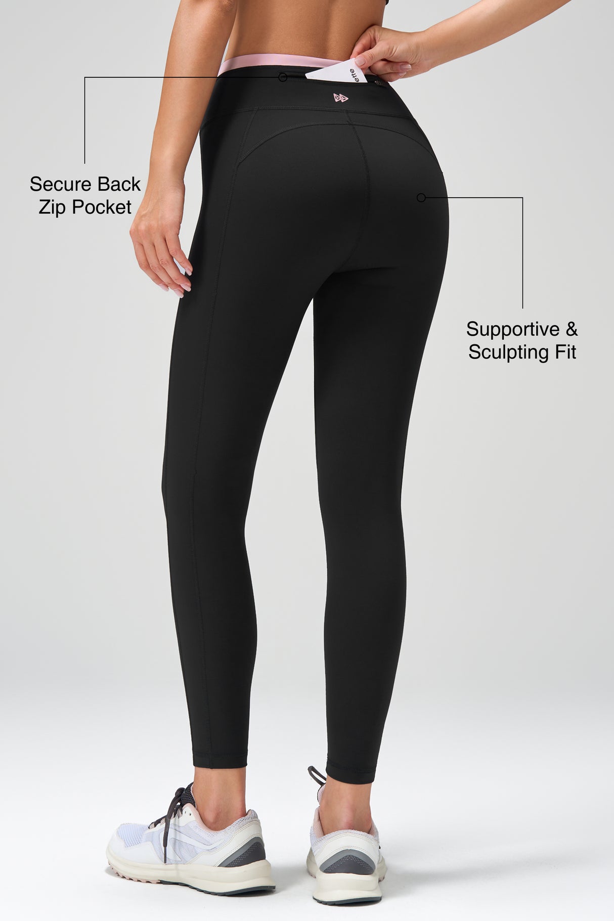 High Waist Pocket Fitness Gym Leggings 25 Inch| Women's High Support Leggings