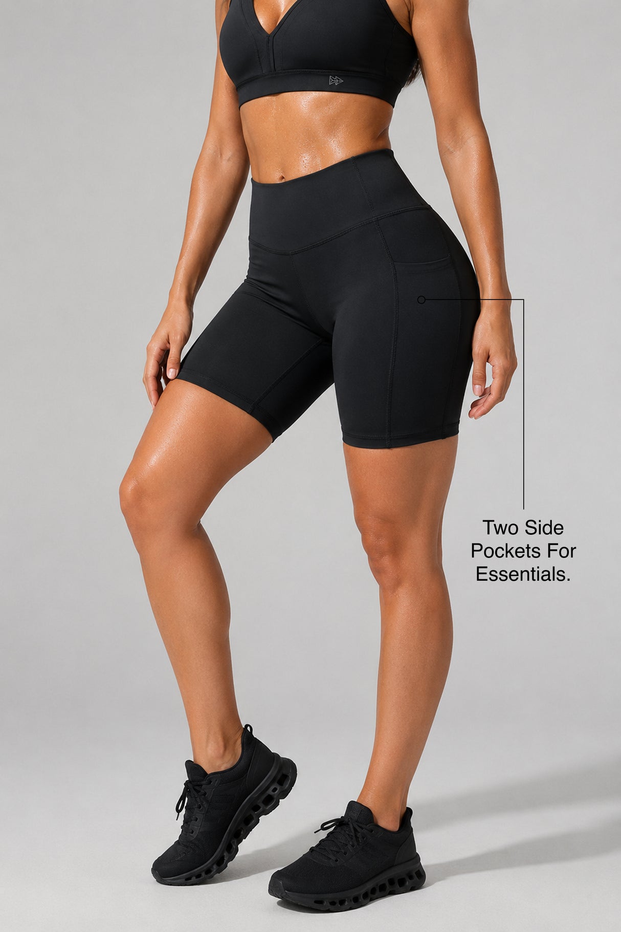 Pantaloncini da corsa aderenti a vita alta Shift 3" 4" 6" 8" | Pantaloncini sportivi ad alto supporto da donna