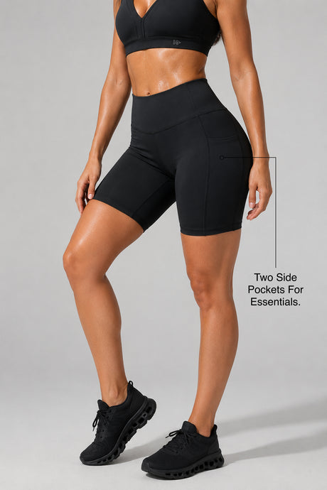 Pantaloncini da corsa aderenti a vita alta Shift 3" 4" 6" 8" | Pantaloncini sportivi ad alto supporto da donna