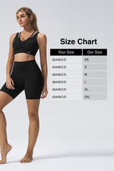 Anywhere™ Cross-back Soft Fixed Cups Yoga Bra | Women's Light Support Sports Bra Best For Yoga, HIIT