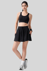 Sculpt™ Grid Texture Super Light Sporty Skirt| Women's Sports Skirt