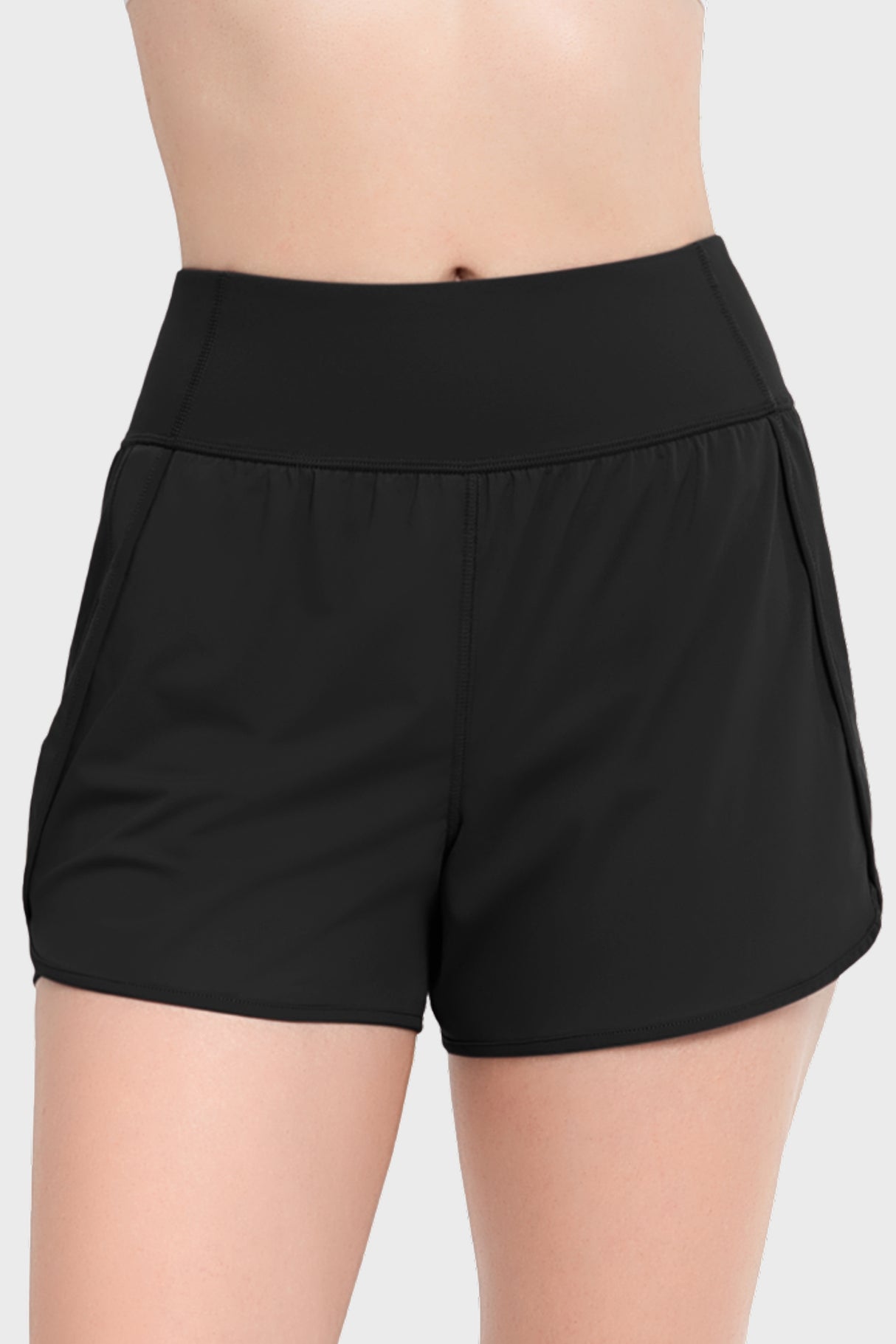 Shift Snabbtorkande träningsshorts i mesh med ficka 8,5 cm | Löparshorts för kvinnor
