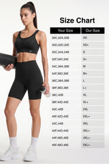 Shift™ Adjustable Straps Breathable Mesh With Sewn-In Pads High Support Sports Bra | High-Impact Support Best For Running, HIIT, Yoga & Training