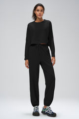 Anywhere™ Women's Cropped Batwing Sleeve Sweatshirt