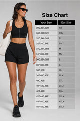 Enfold™ Zip-Front Mesh Racerback High-Support Sports Bra | Women's High Support Sports Bra