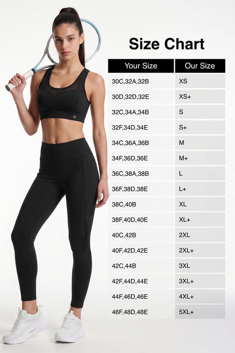 Power™ Breathable Cutout Sports Bra with Hook Closure | High Support for Running, HIIT & Training