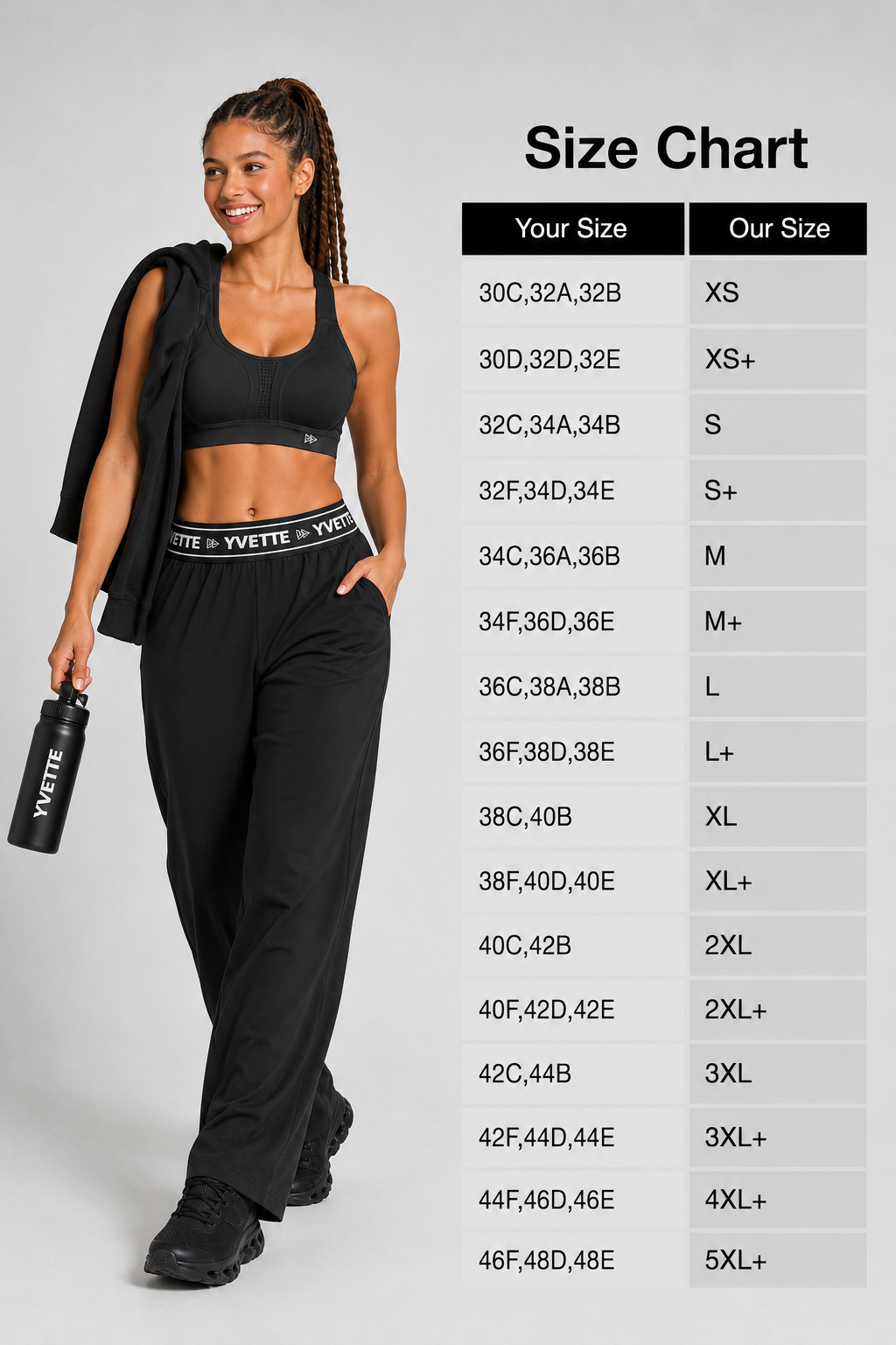 Power™ Adjustable Crisscross Padded Running Bra | Women's High Support Sports Bra
