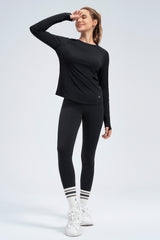 Anywhere™ Performance Jacquard Mesh Long Sleeve T-shirt | Women's Long Sleeve T-shirt