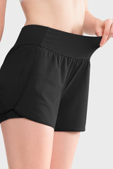 Shift Snabbtorkande träningsshorts i mesh med ficka 8,5 cm | Löparshorts för kvinnor