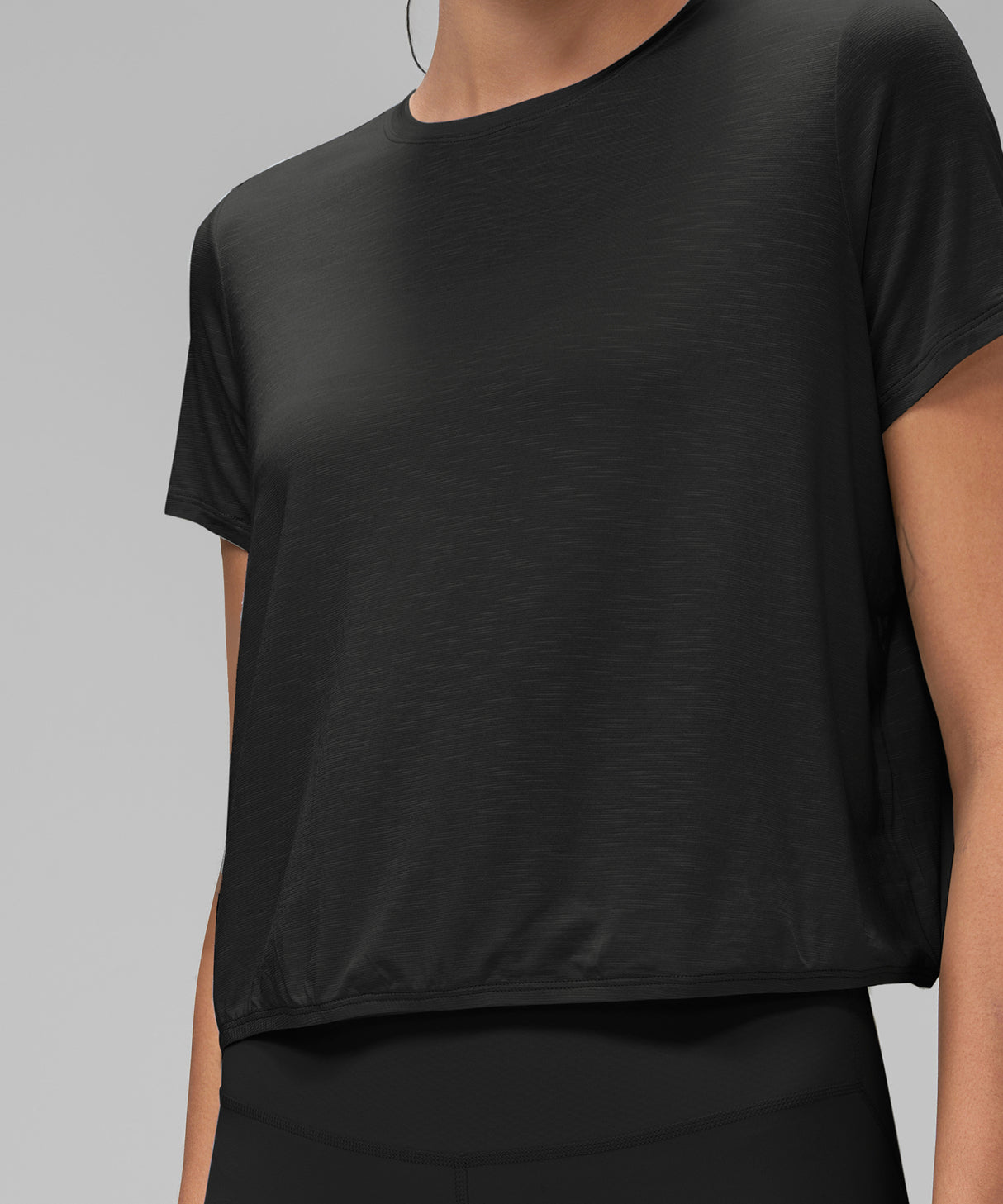 Anywhere Lightweight Soft Relaxed-Fit Cropped Training Tee | Women's Sports T-shirt