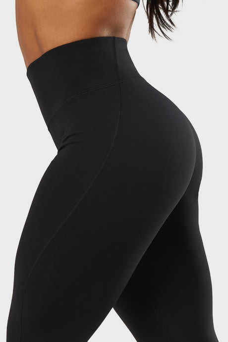 Yogaleggings i mesh, 66 cm | Lätta stödleggings för kvinnor